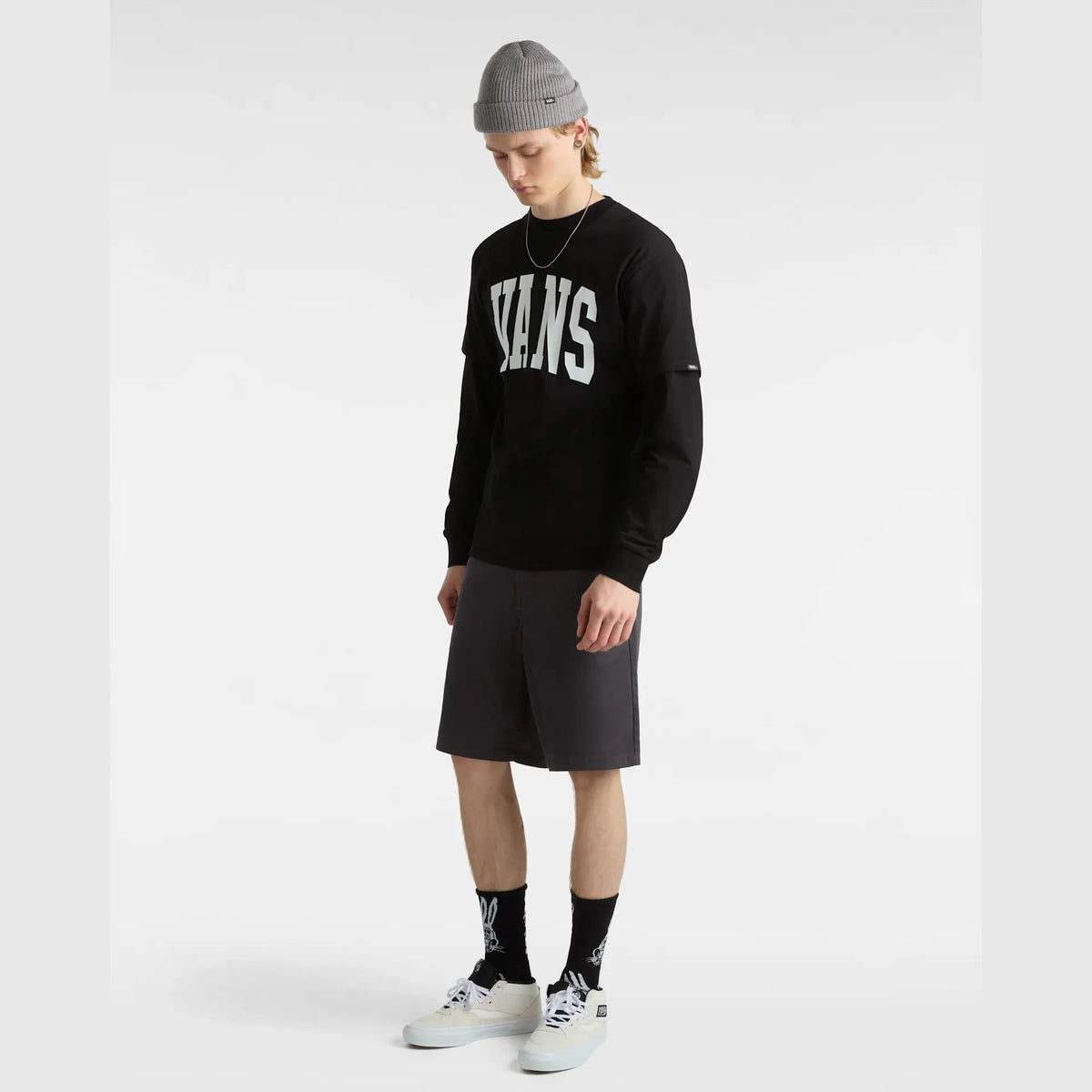 VANS VANS ARCHED SS TEE Black kép 5