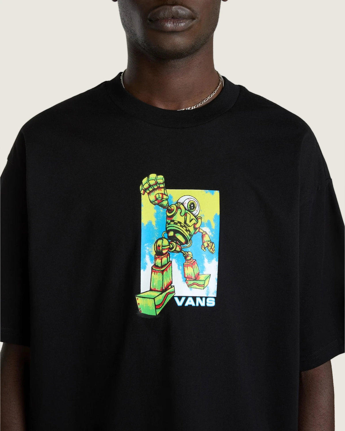VANS GADGET SS TEE Black Póló VN000G4VBLK1 - 6