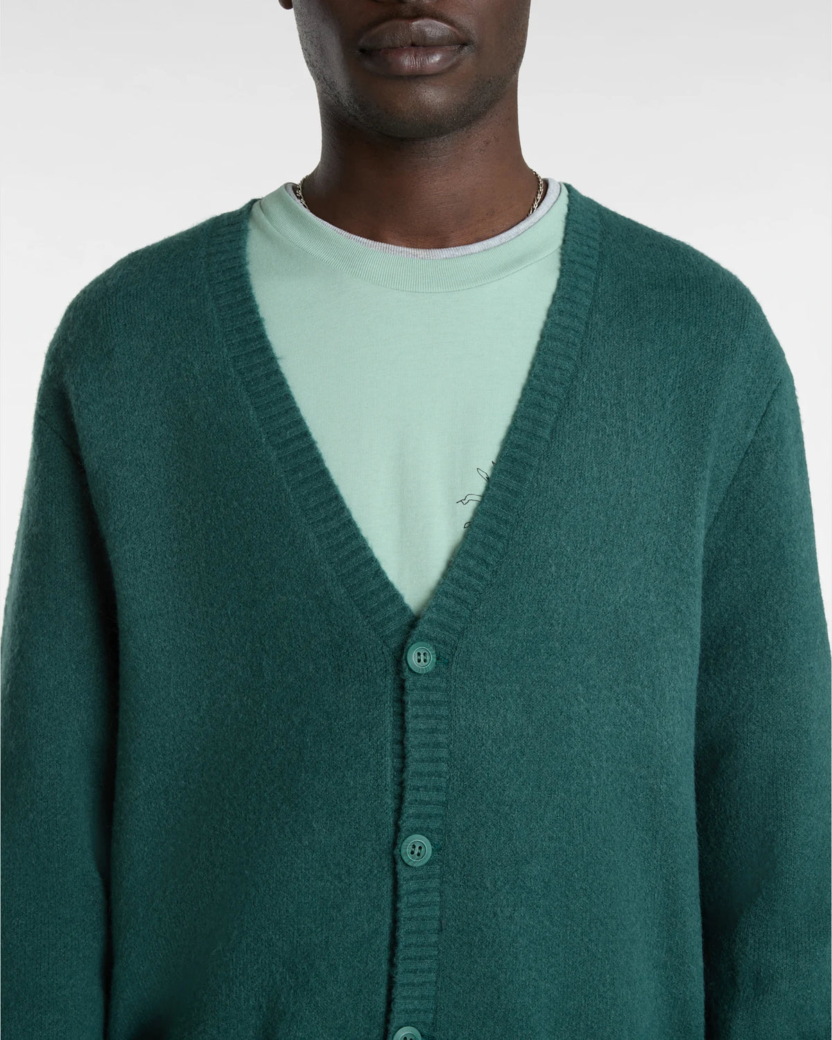 VANS HAVENWOOD CARDIGAN BISTRO GREEN Pulóver VN000G6MBDX1 - 7