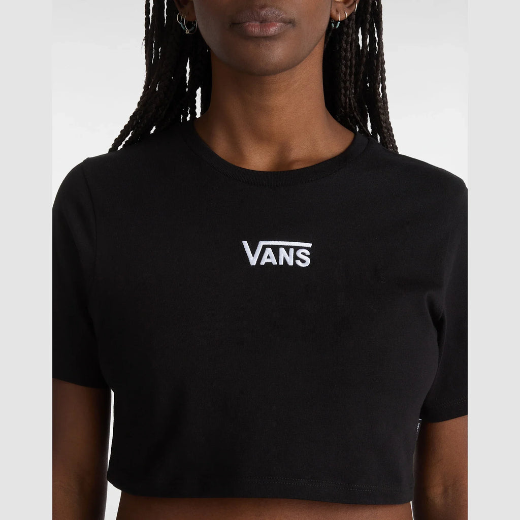VANS Flying V Crew Crop II Black Póló kép 7