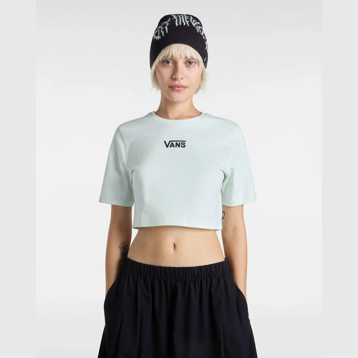 VANS Flying V Crew Crop II HINT OF MINT Póló kép 3