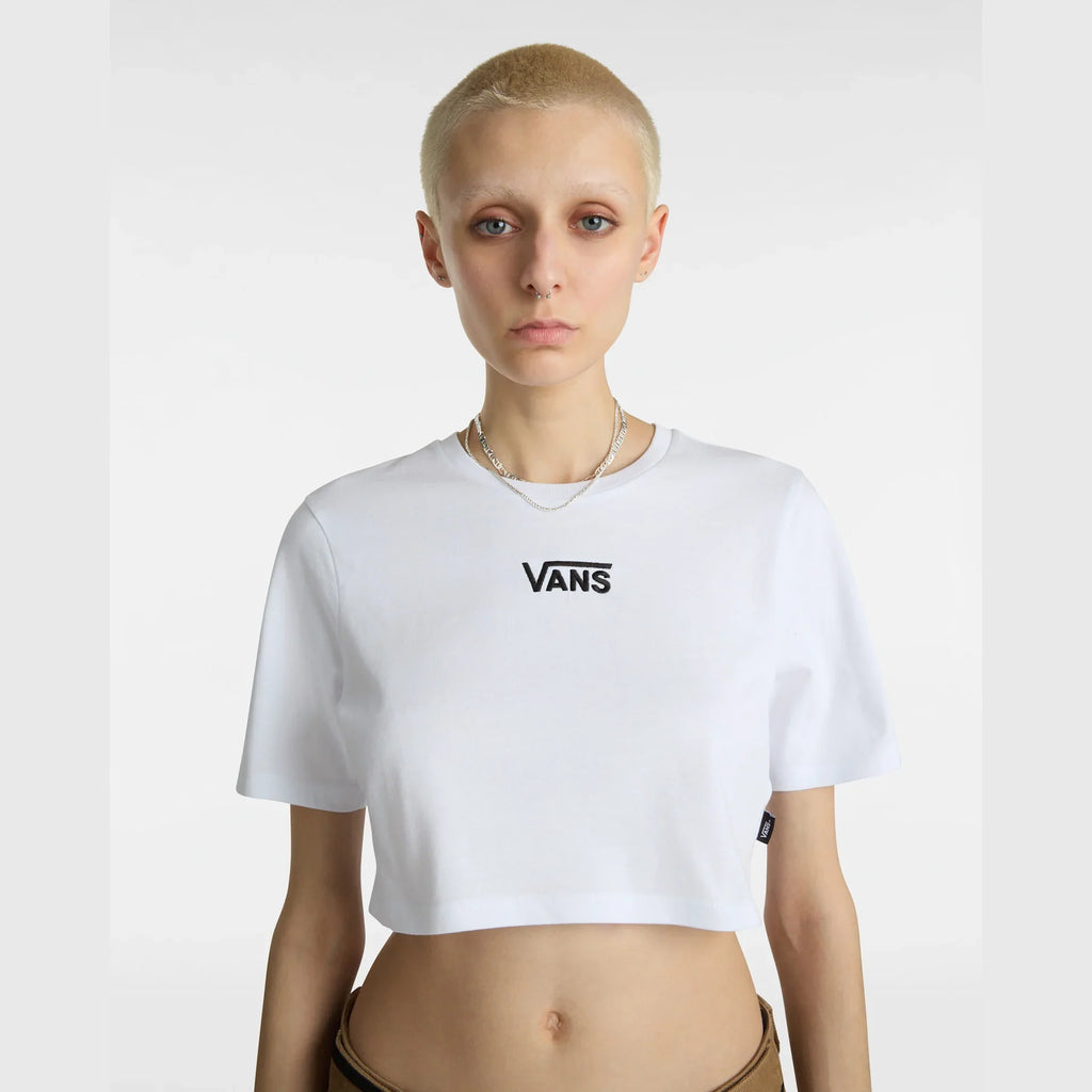 VANS Flying V Crew Crop II White Póló kép 7
