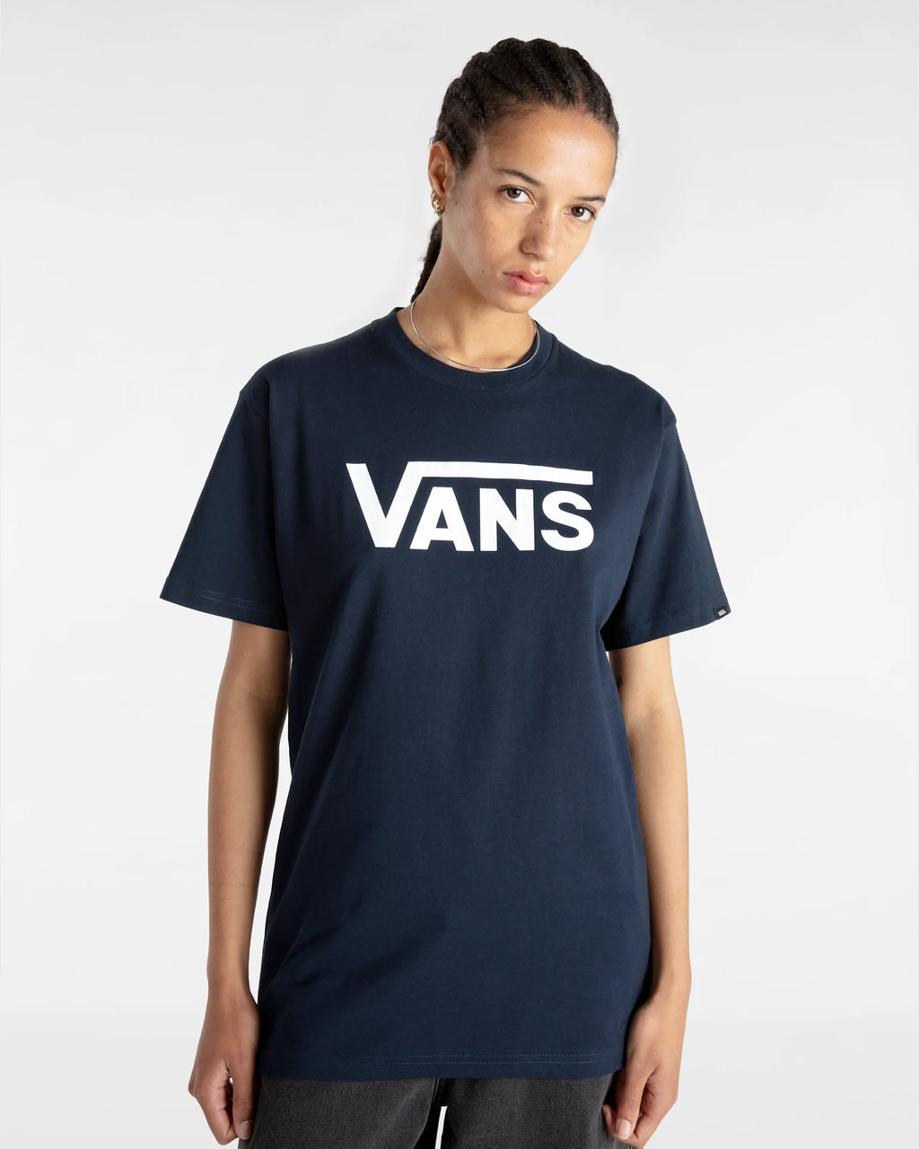 VANS VANS CLASSIC Navy/White Póló VN000GGGNAV1 - 7
