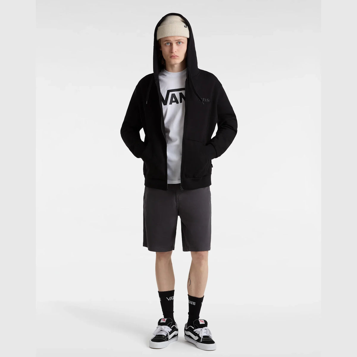 VANS VANS CLASSIC White/Black Póló kép 3