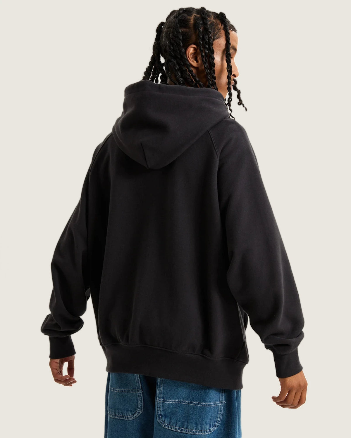 Vans LX Premium Hoodie Fleece Black Textil VN000GZ1BLK1 - 4