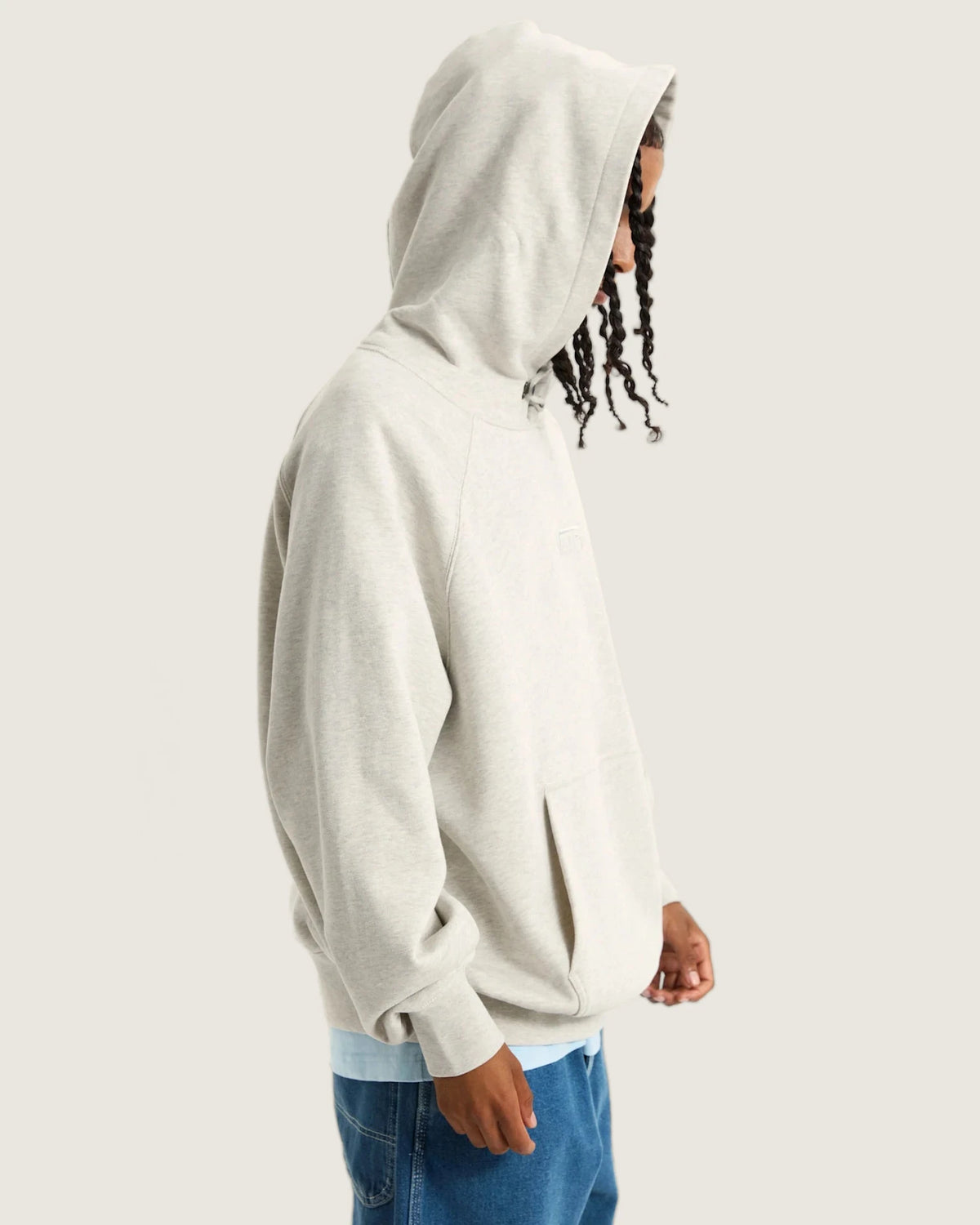 VANS LX Premium Hoodie Fleec ASH HEATHER Póló VN000GZ1RKZ1 - 5