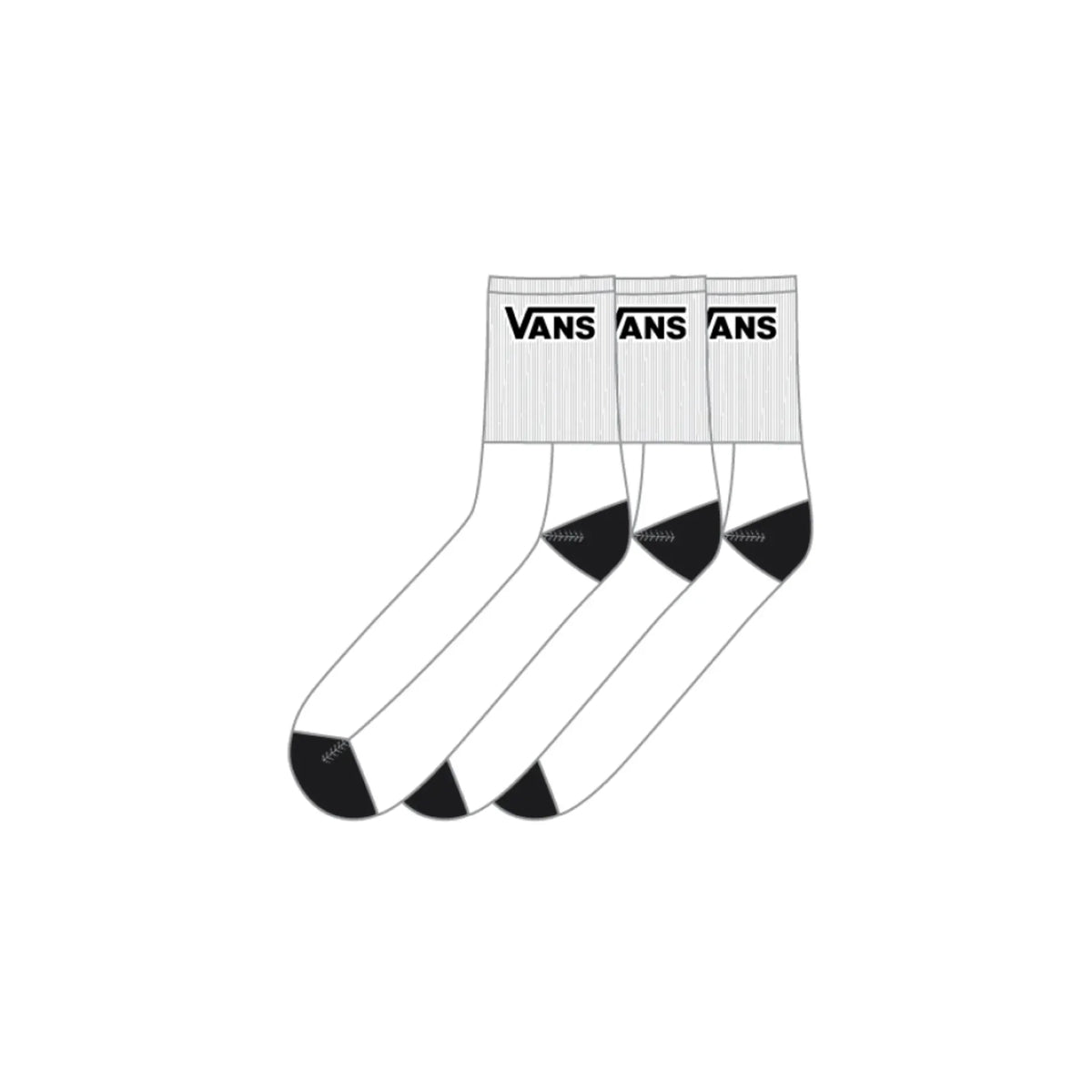 VANS Vans Fohrevr Half Crew-B White kép 1