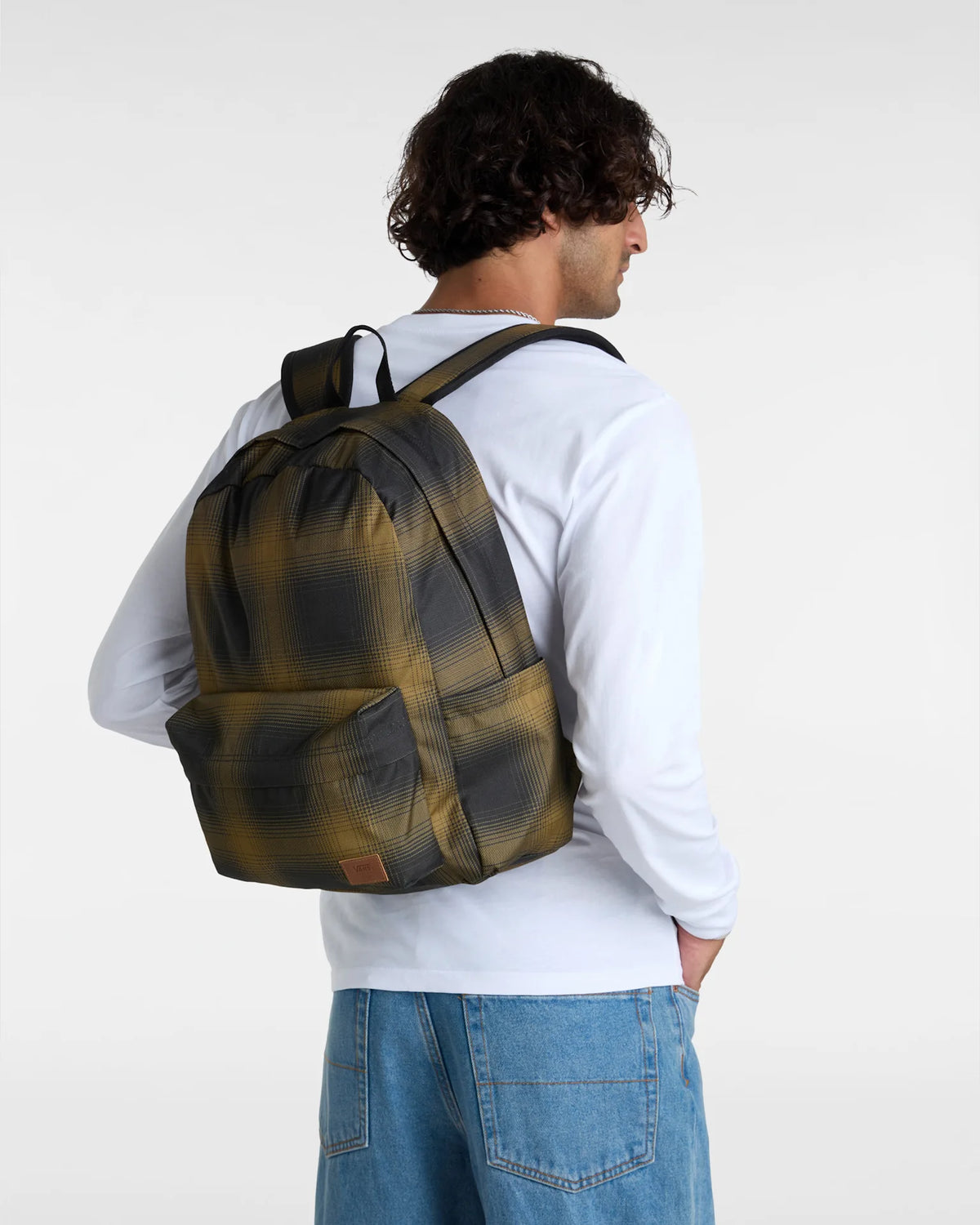 VANS Old Skool Backpack Black/Gothic Olive VN000H4WDRI1 - 6