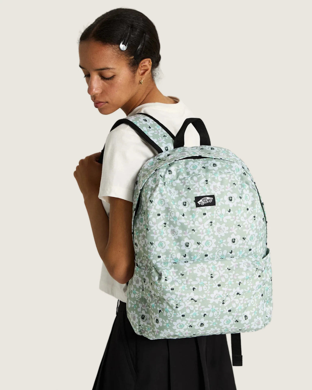 Vans Old Skool Backpack Sageleaf Green Kiegészítő VN000H4WGRL1 - 8
