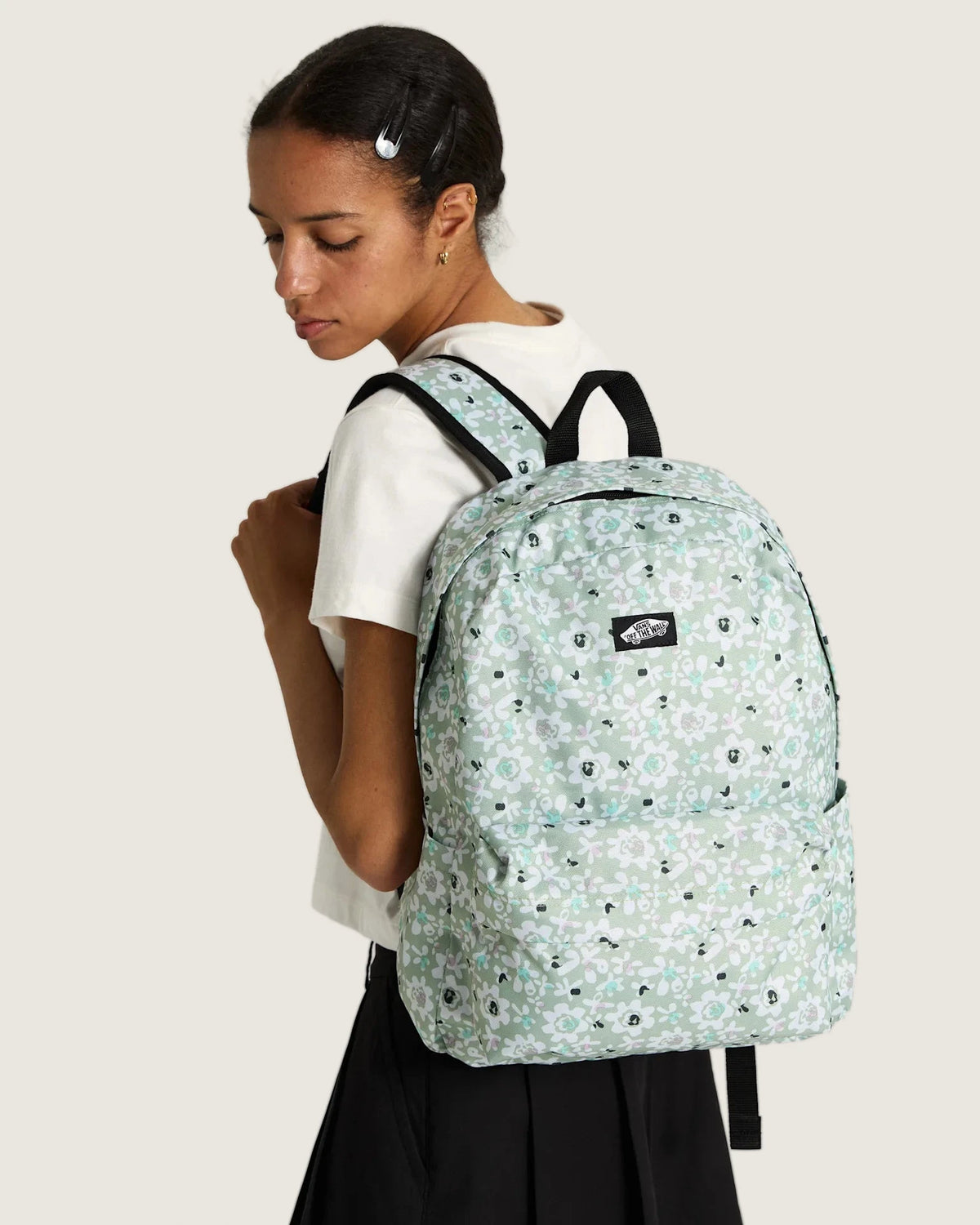 Vans Old Skool Backpack Sageleaf Green Kiegészítő VN000H4WGRL1 - 8