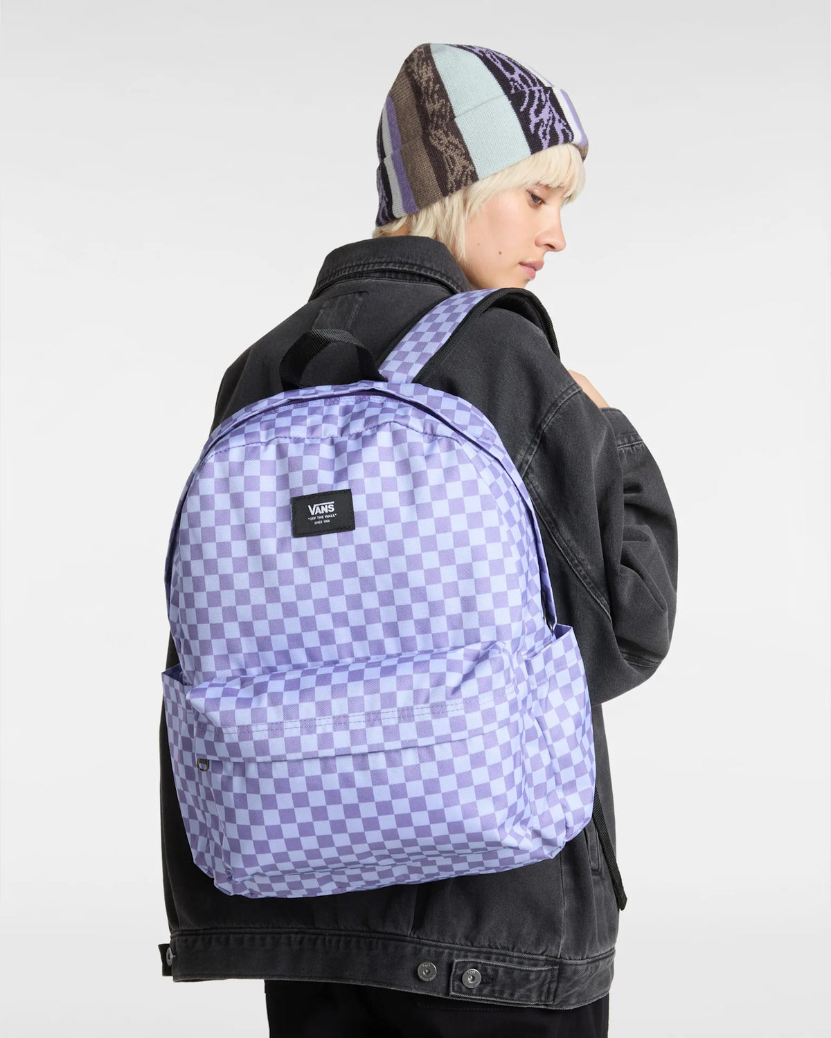 Vans Old Skool Check Backpack Purple Haze VN000H4X6PH1 - 6