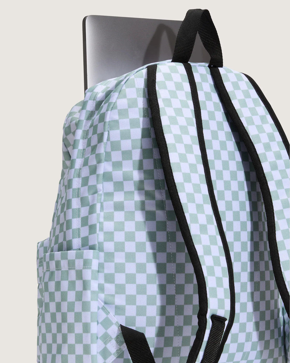 Vans Old Skool Check Backpack Gray Olive VN000H4XEMW1 - 5