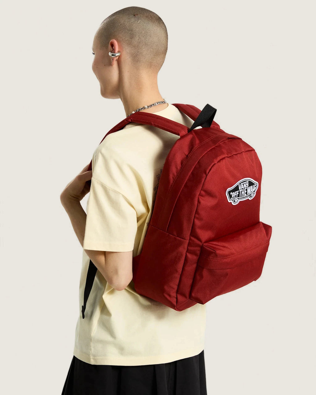 Vans Old Skool Classic Backpack Poppy Ember Kiegészítő VN000H4YH891 - 6