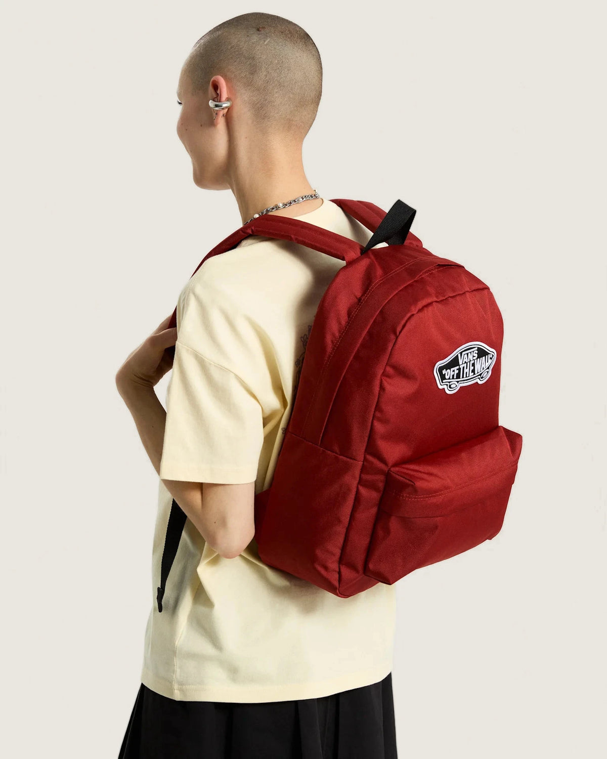 Vans Old Skool Classic Backpack Poppy Ember Kiegészítő VN000H4YH891 - 6