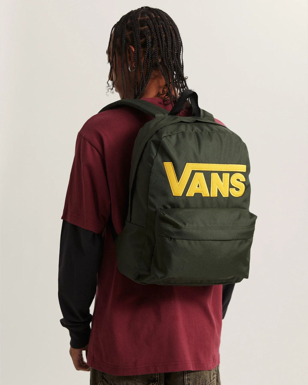 Vans Old Skool Drop V Backpack Dried Kelp VN000H4ZEMU1 - 8