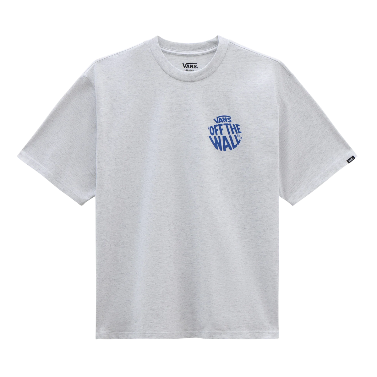 VANS VANS CIRCLE LOOSE FIT S/S TEE Light Grey Heather kép 1