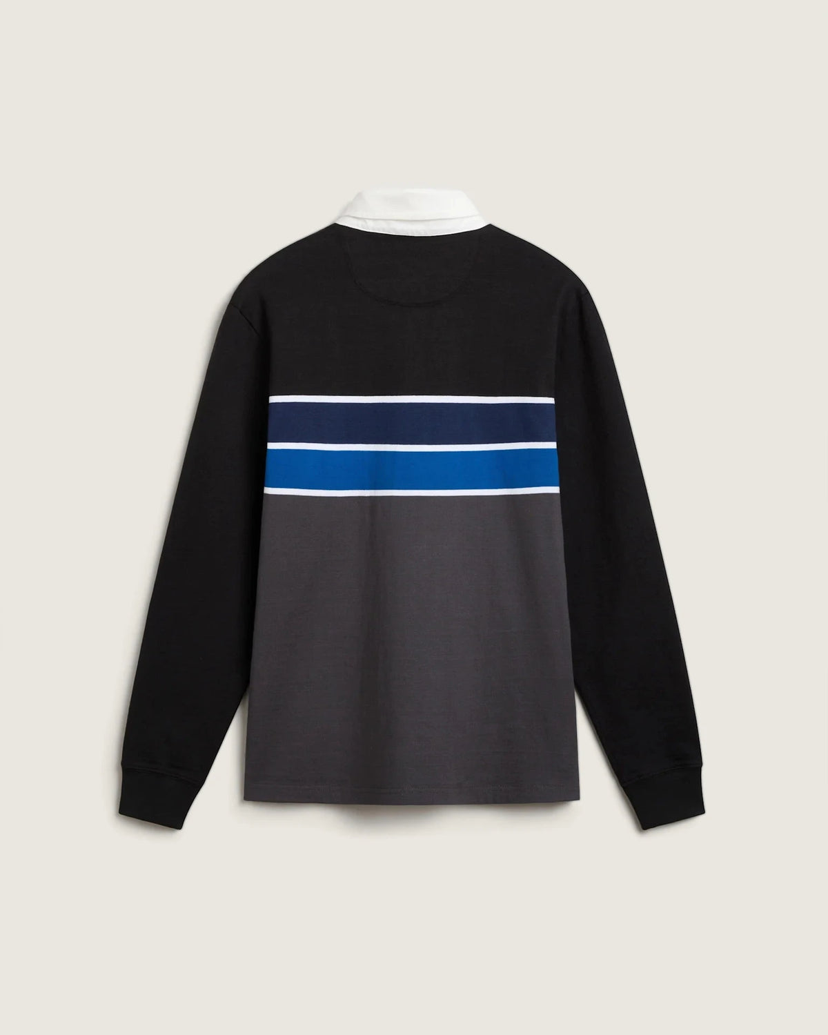 VANS Harrison Rugby LS Knit BLACK/ASPHALT Ing VN000HDZKOU1 - 2