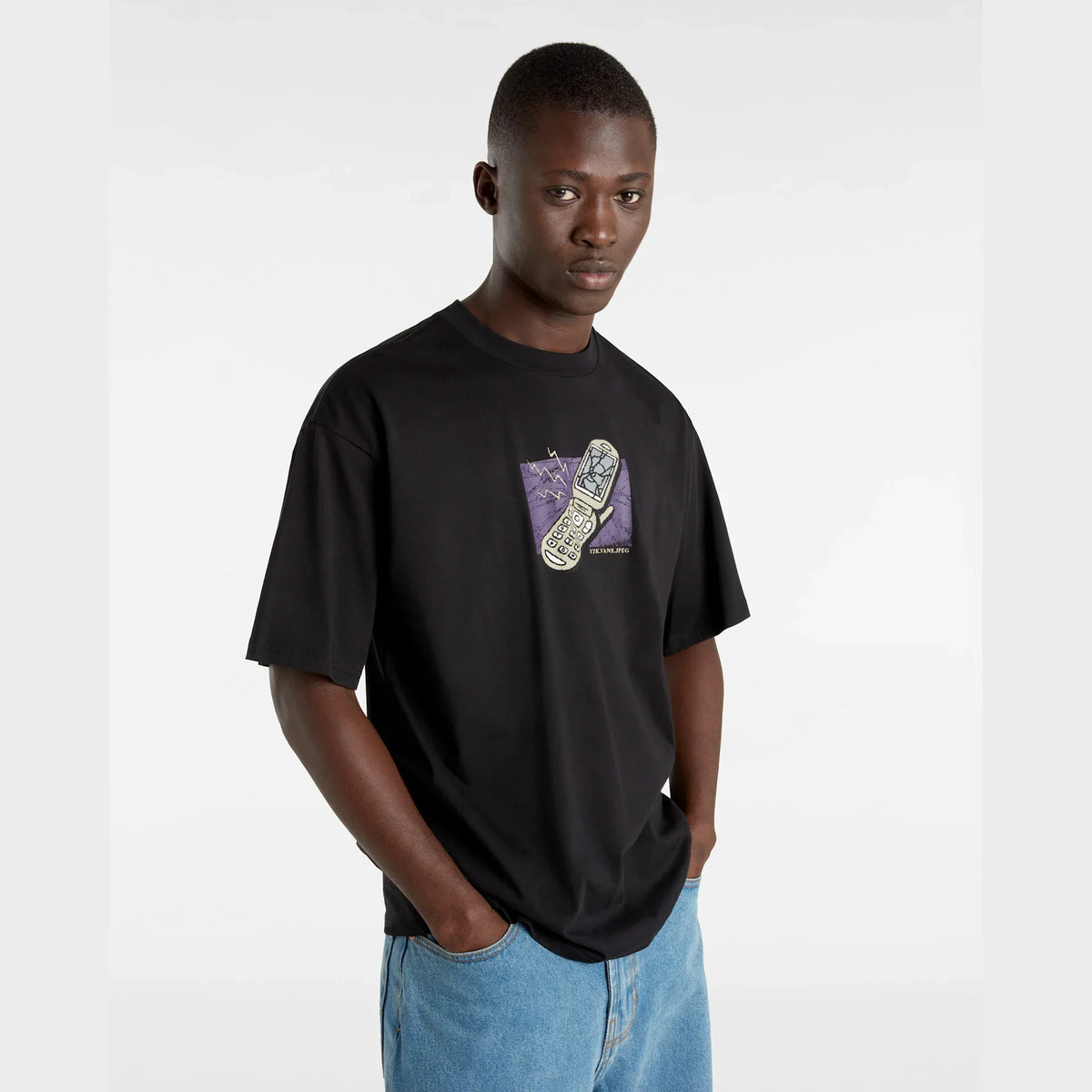 VANS Take The Call SS Black kép 3