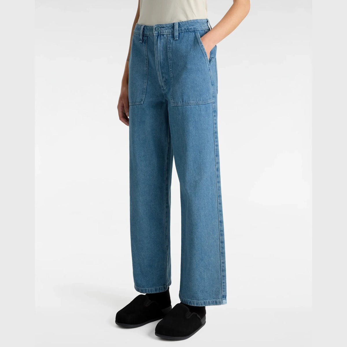 VANS Union Relaxed Denim Carpenter Pant Stone Wash kép 3