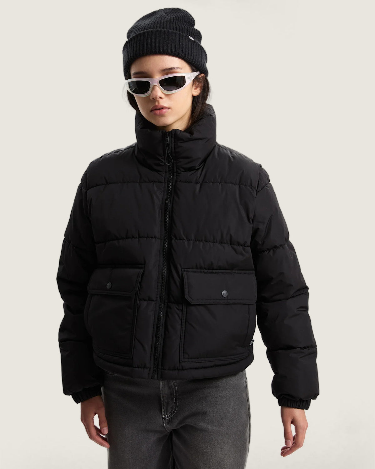 VANS MTE Aubrey Primaloft Puffer Black Kabát VN000HJVBLK1 - 3