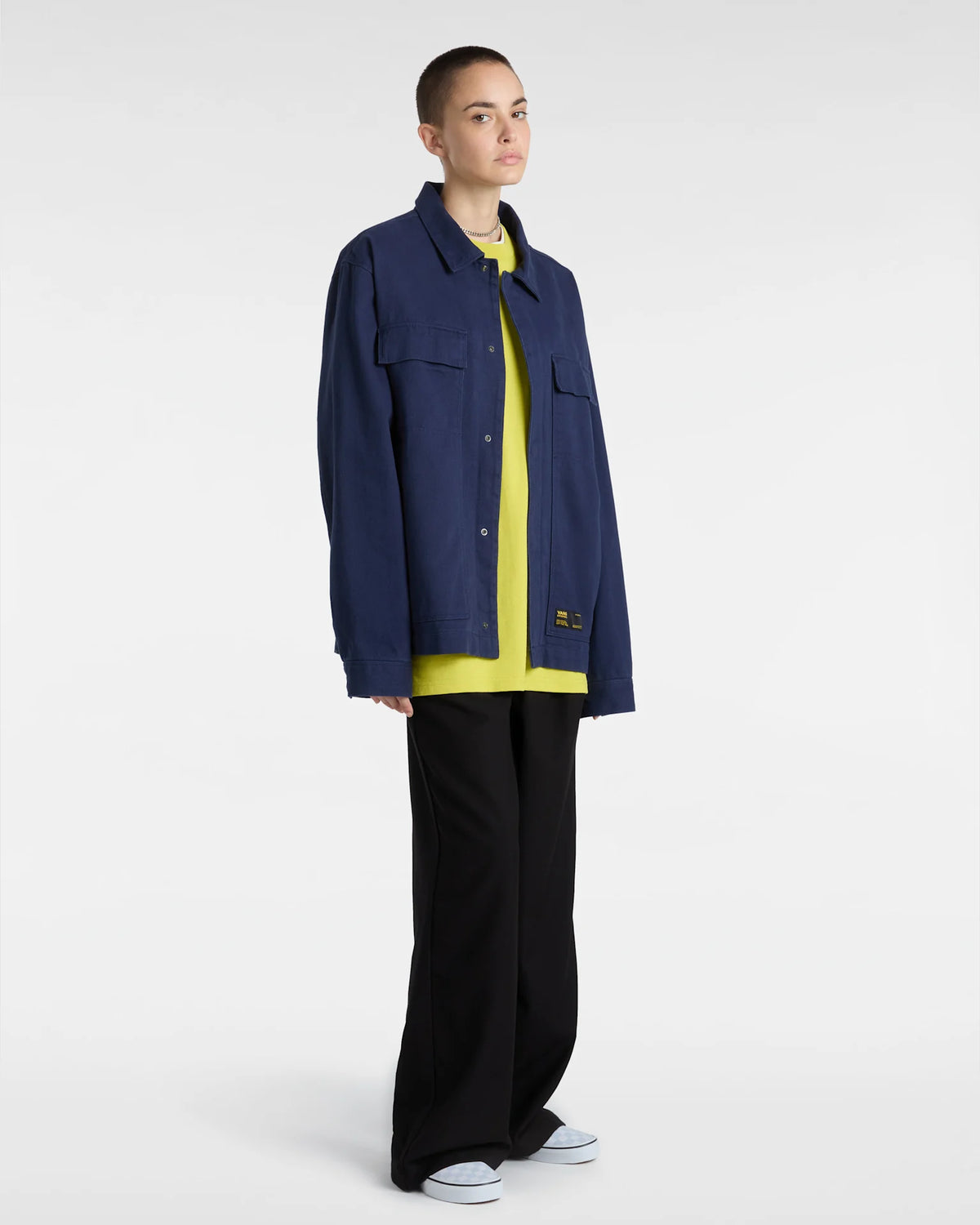 VANS McAvoy Station Jacket dress blues Kabát VN000HMKLKZ1 - 4