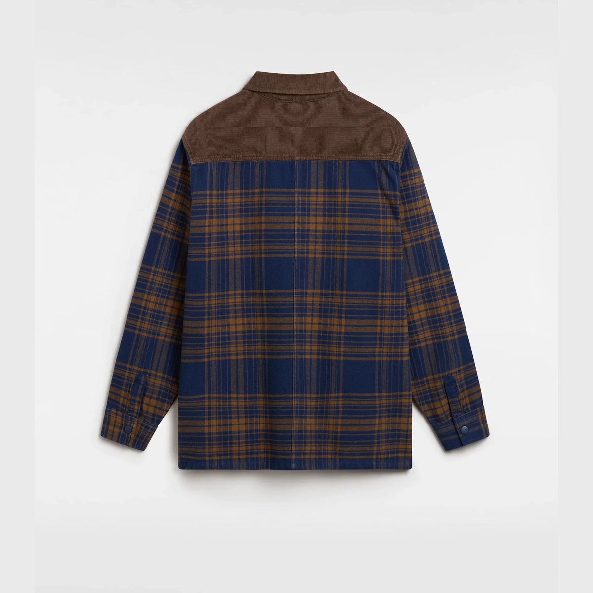 VANS Nelson Heavyweight Shacket DRESS BLUES/SEPIA kép 2