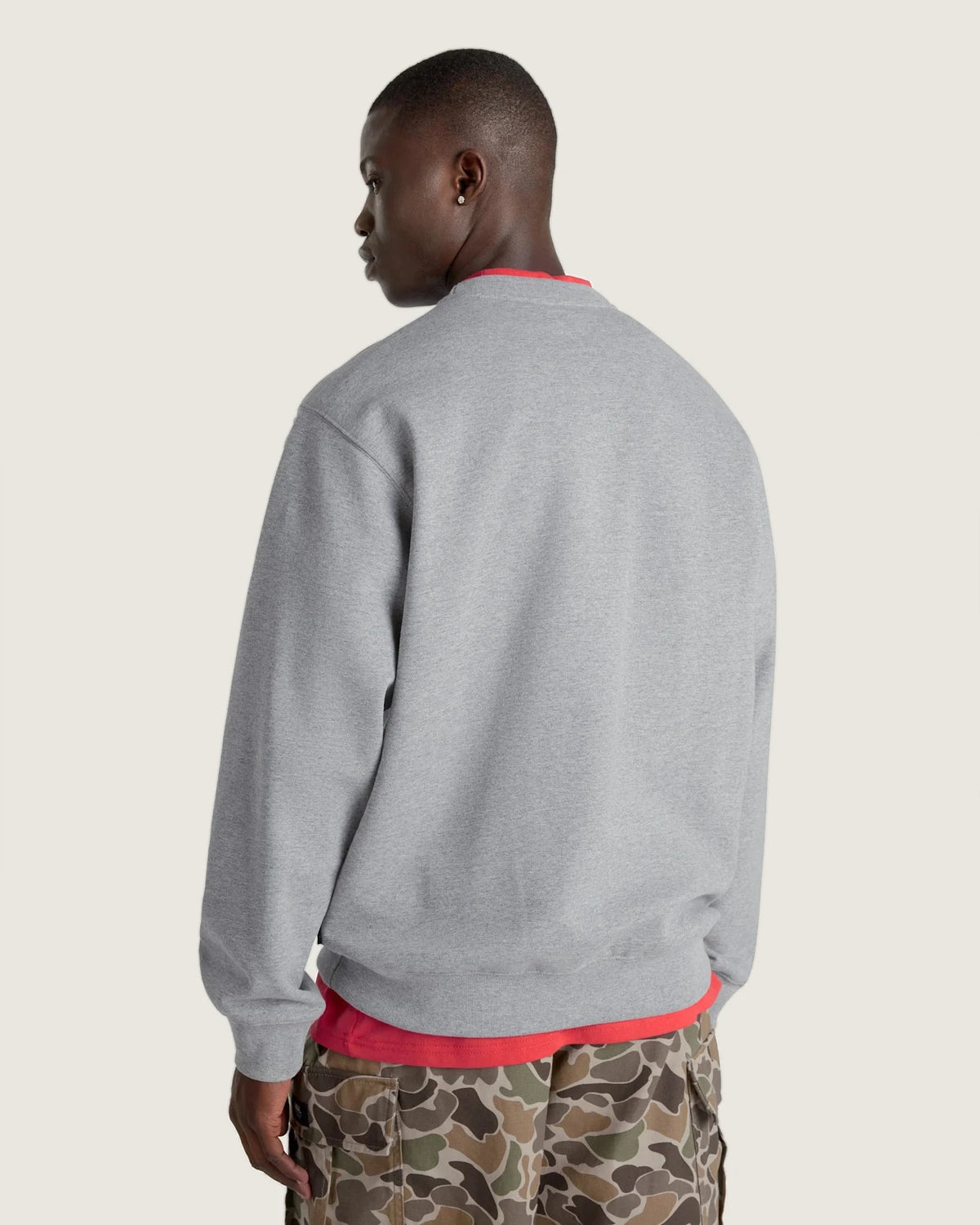 VANS Spray On Loose Crew Cement Heather Zokni VN000HPQ02F1 - 5