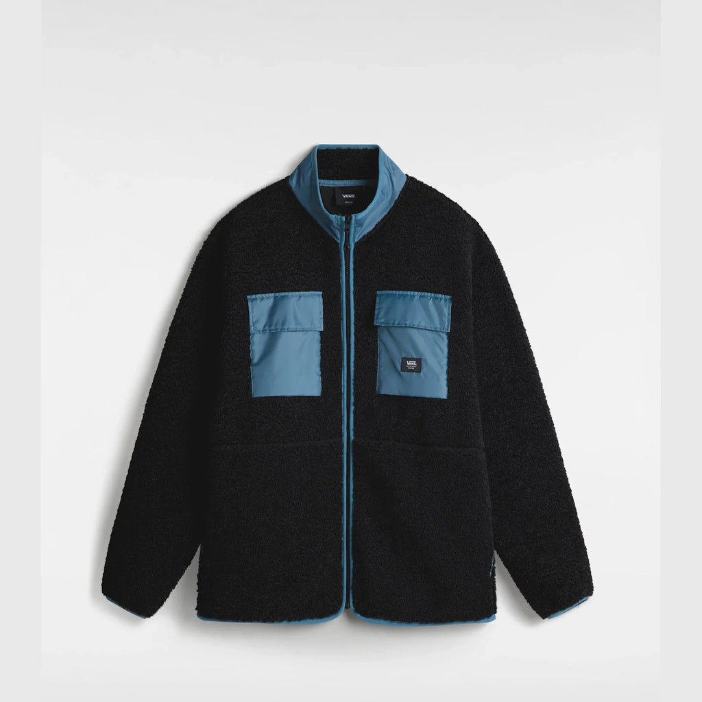 VANS DEBRUSK LOOSE SHERPA FZ BLACK/BLUESTONE kép 1
