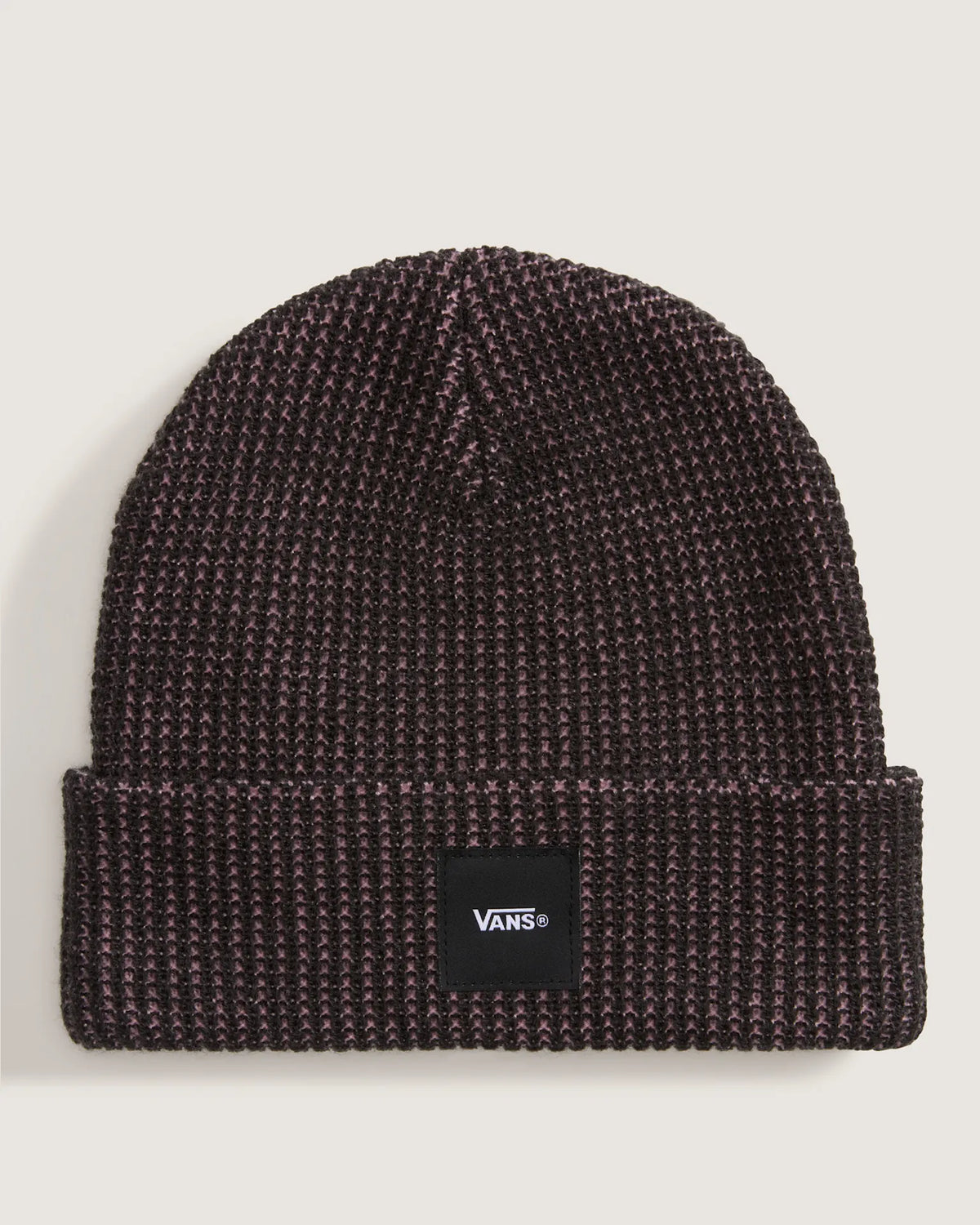 VANS Vans Waffle Cuff Beanie Pink Dawn/Black Beanie VN000HSUF0U1 - 1