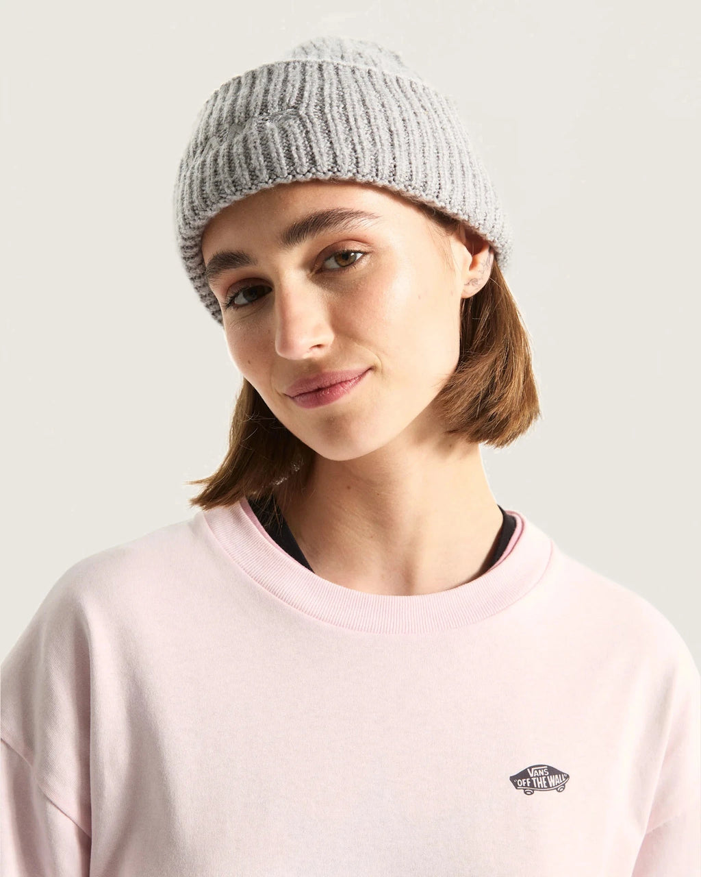 VANS Densmore Wide Cuff Beanie Heather Grey Beanie VN000HSXHTG1 - 4