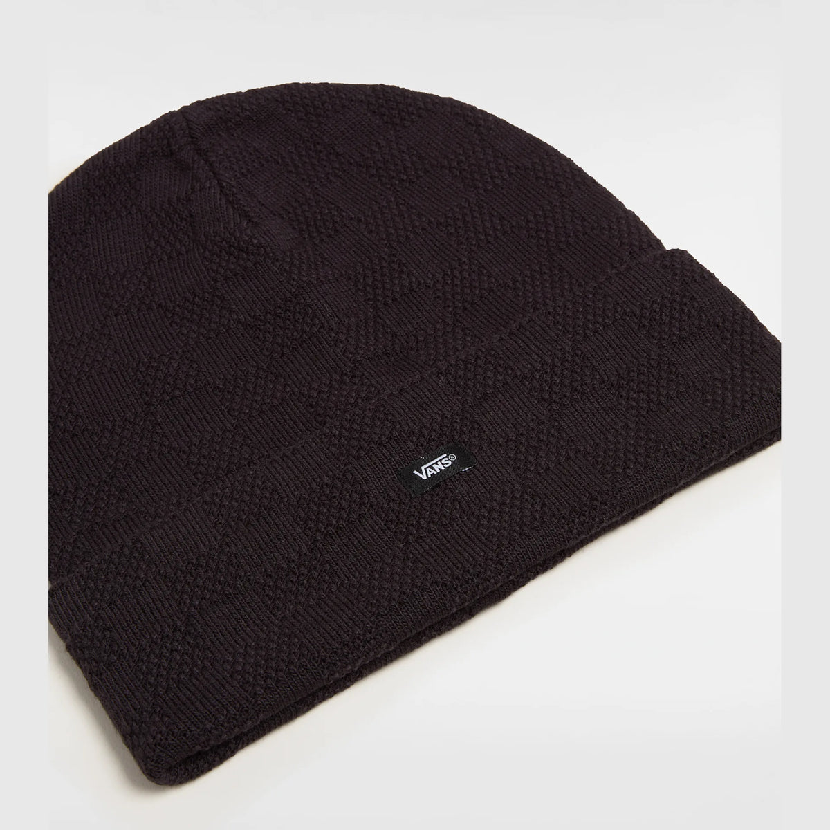 VANS Check Tall Cuff Beanie Black kép 3