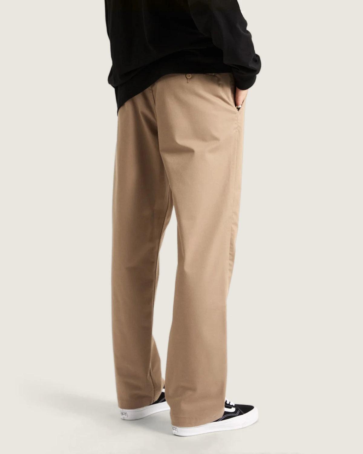 VANS Authentic Chino Relaxed Pant DESERT TAUPE Nadrág VN000HZBYEH1 - 4
