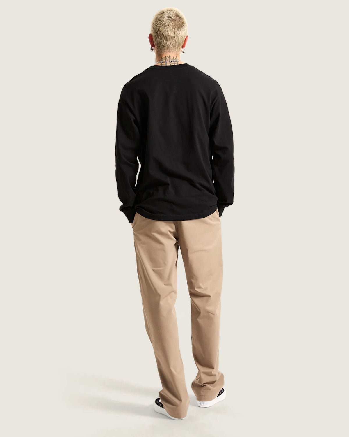 VANS Authentic Chino Relaxed Pant DESERT TAUPE Nadrág VN000HZBYEH1 - 7