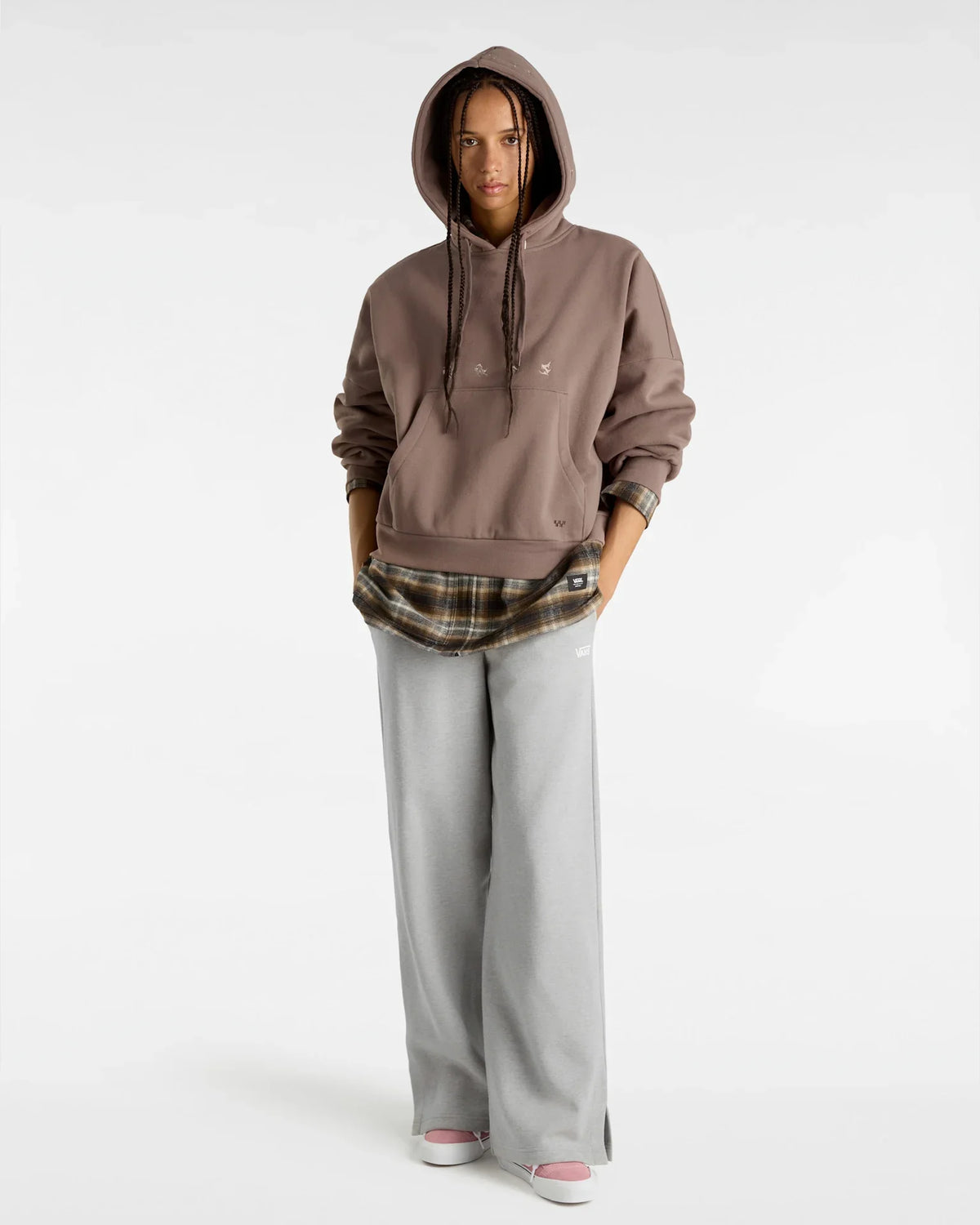 VANS Skate Wire Loose PO Hoodie DEEP TAUPE kép 6