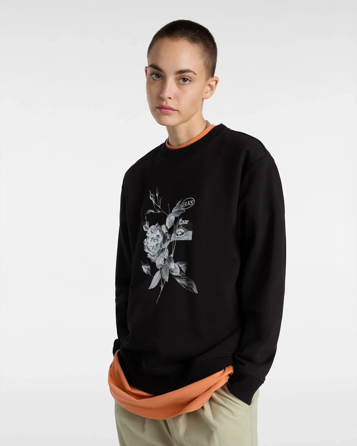 VANS Damask BFF Crew Black kép 3