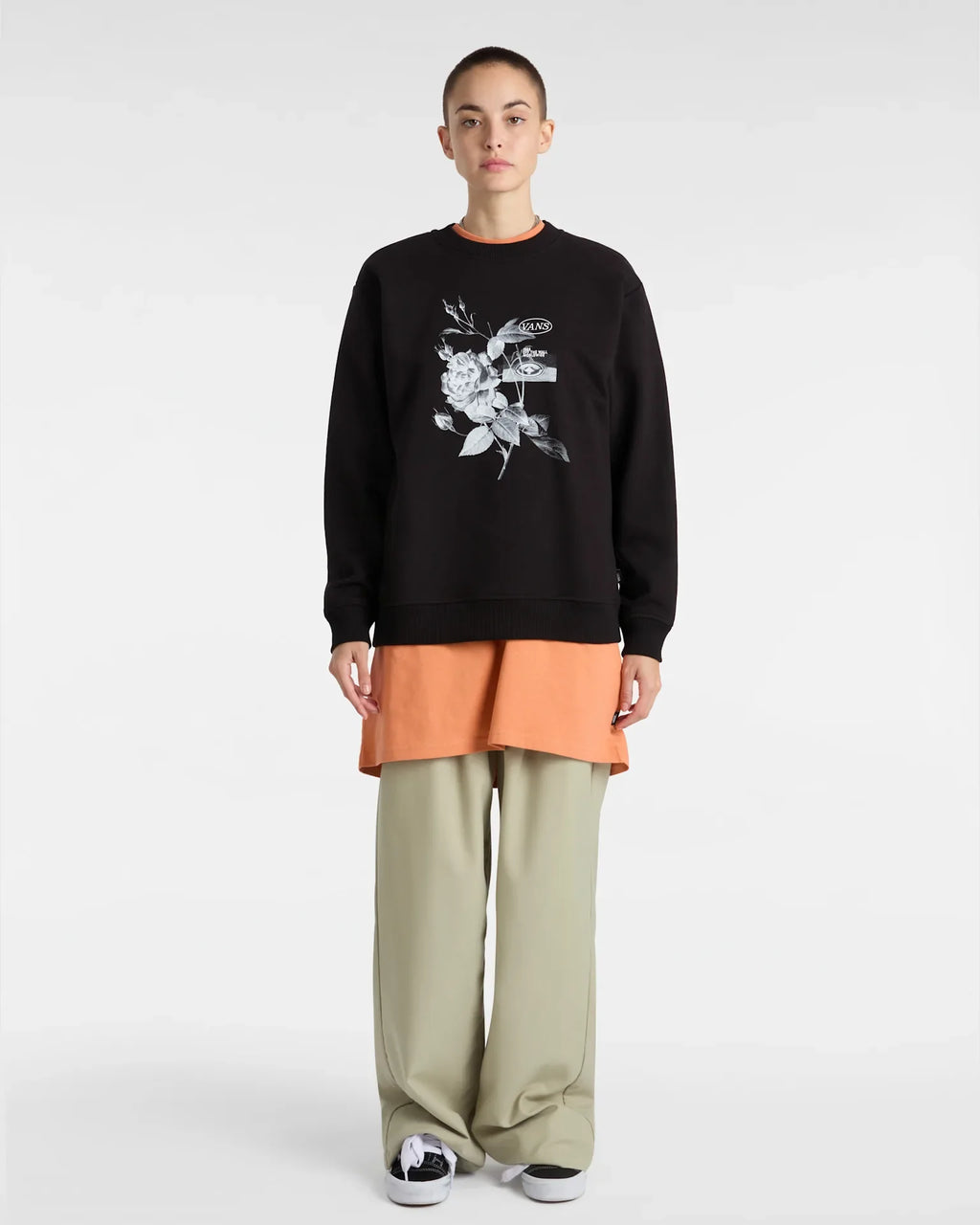 VANS Damask BFF Crew Black kép 5