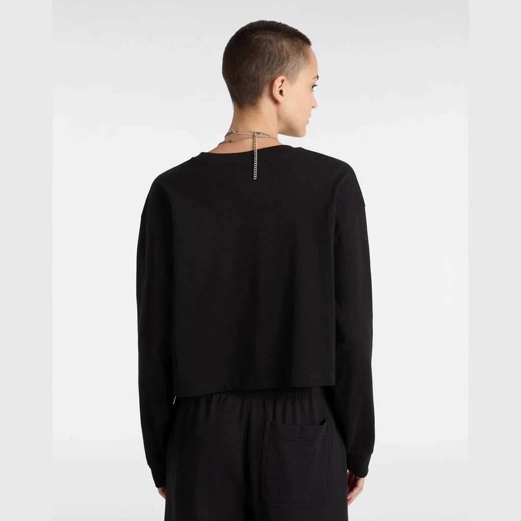 VANS Hot Links LS Relax Crop Black kép 4