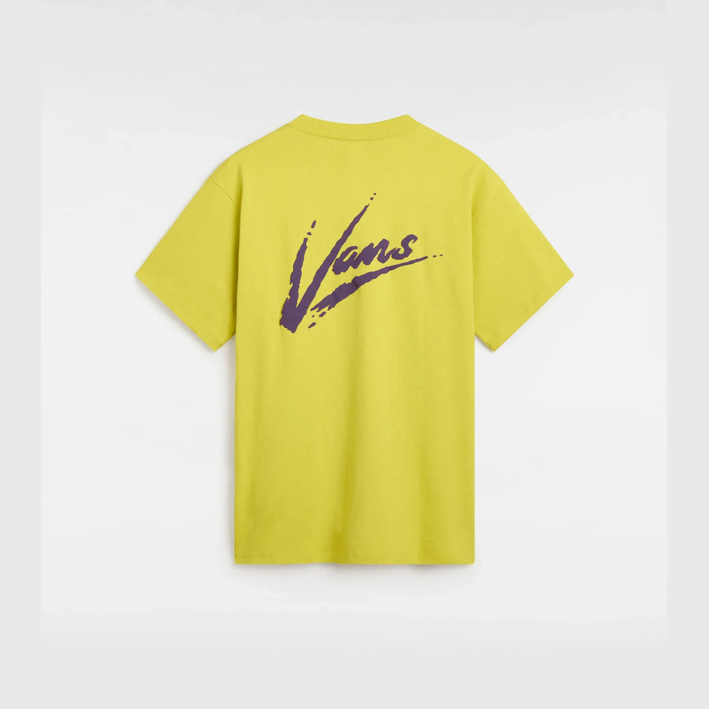 VANS Brush Script LOOSE SS WARM OLIVE kép 2