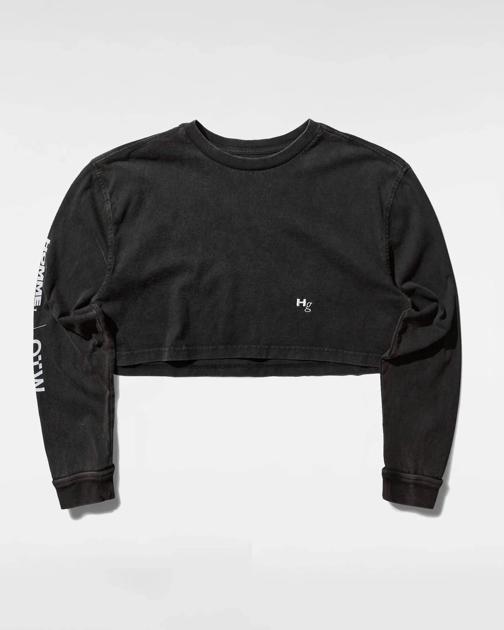 VANS OTW Homme Girls LS Crop Tshirt Washed Black kép 1