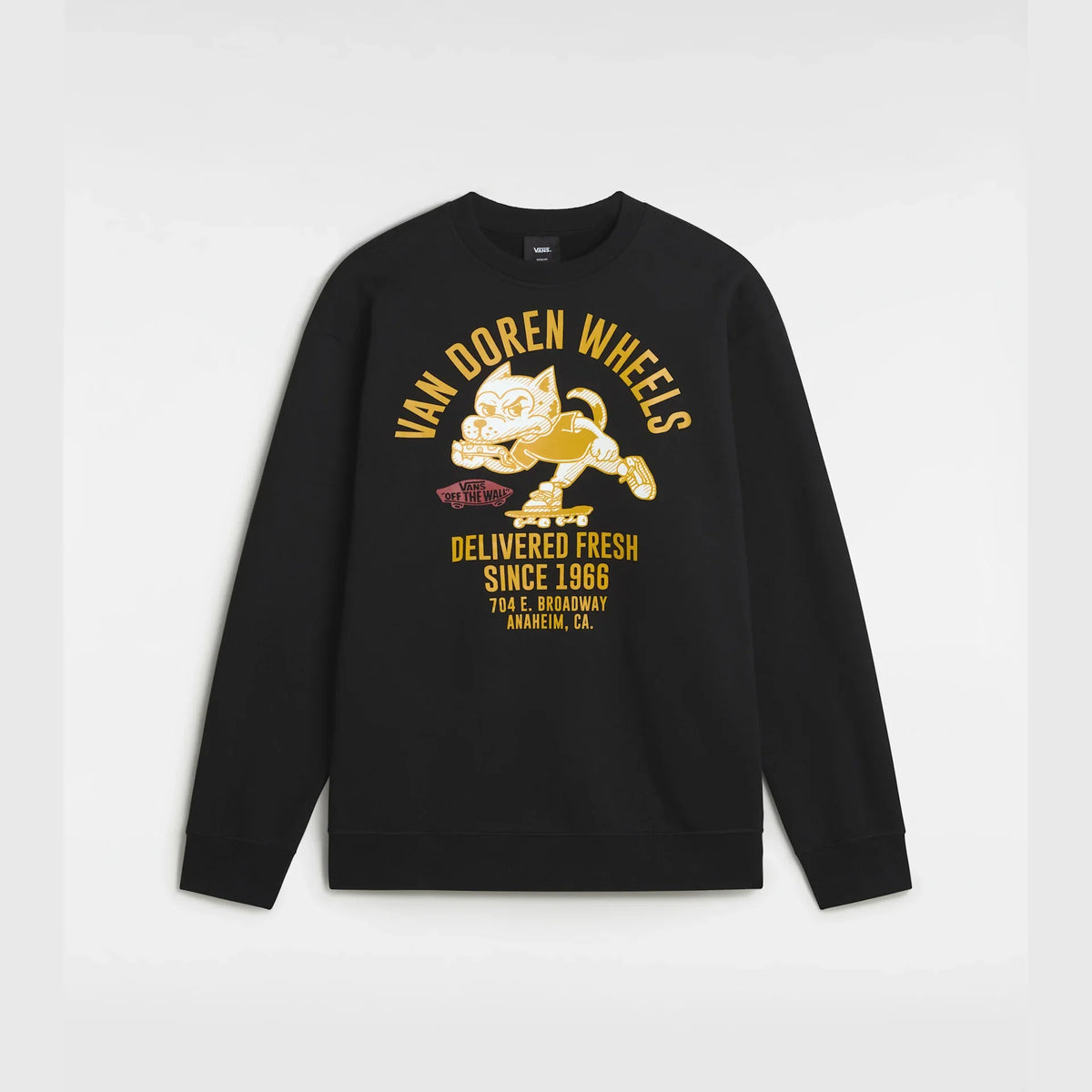 VANS BARK GFX LOOSE CREW Black kép 2