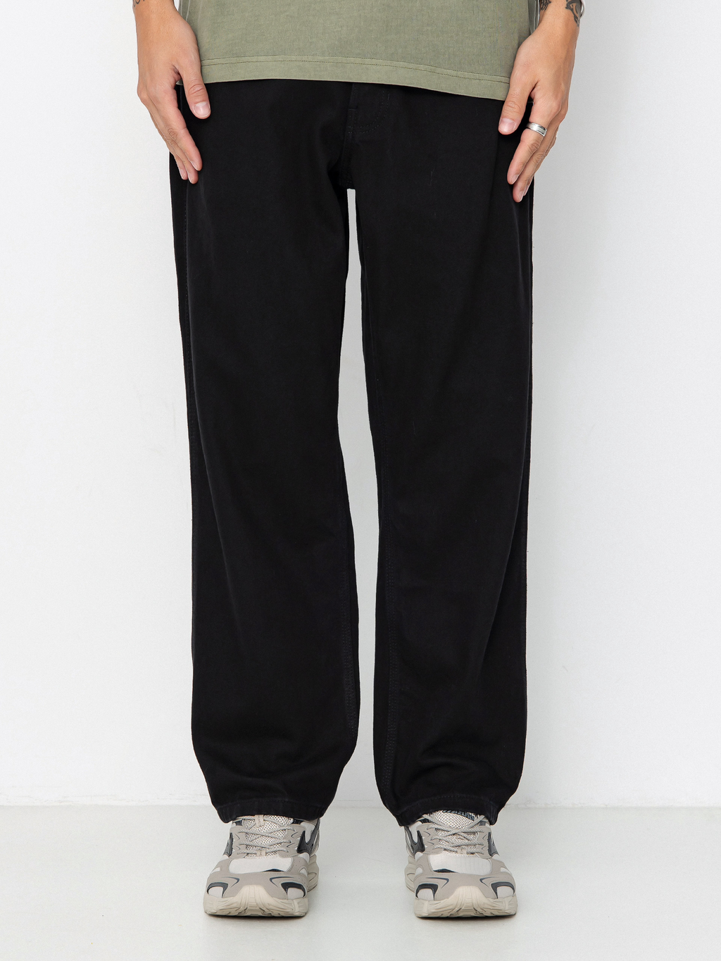 VANS Skate Check-5 Loose Denim Black Denim Nadrág kép 3
