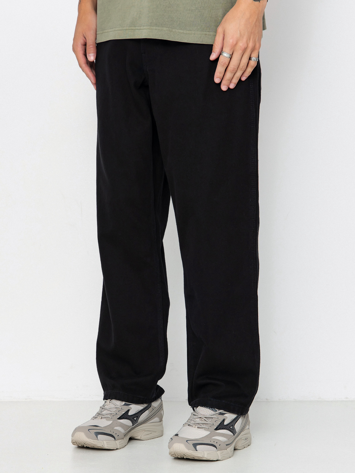 VANS Skate Check-5 Loose Denim Black Denim Nadrág kép 8