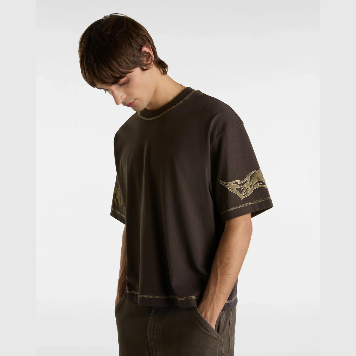 VANS Skate Mike G. Tribal Short SS Tee AFTER DARK kép 5