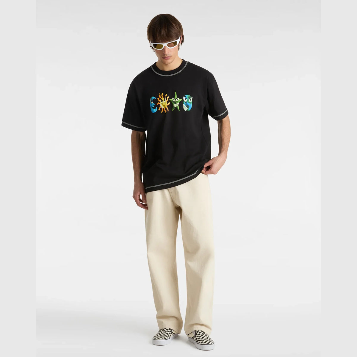 VANS Skate Clay SS Tee Black kép 5