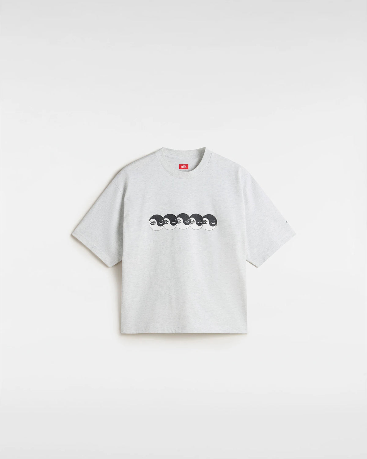 VANS Skate Ying Yang Eyes Short SS Tee ASH HEATHER VN000M0VRKZ1 - 1