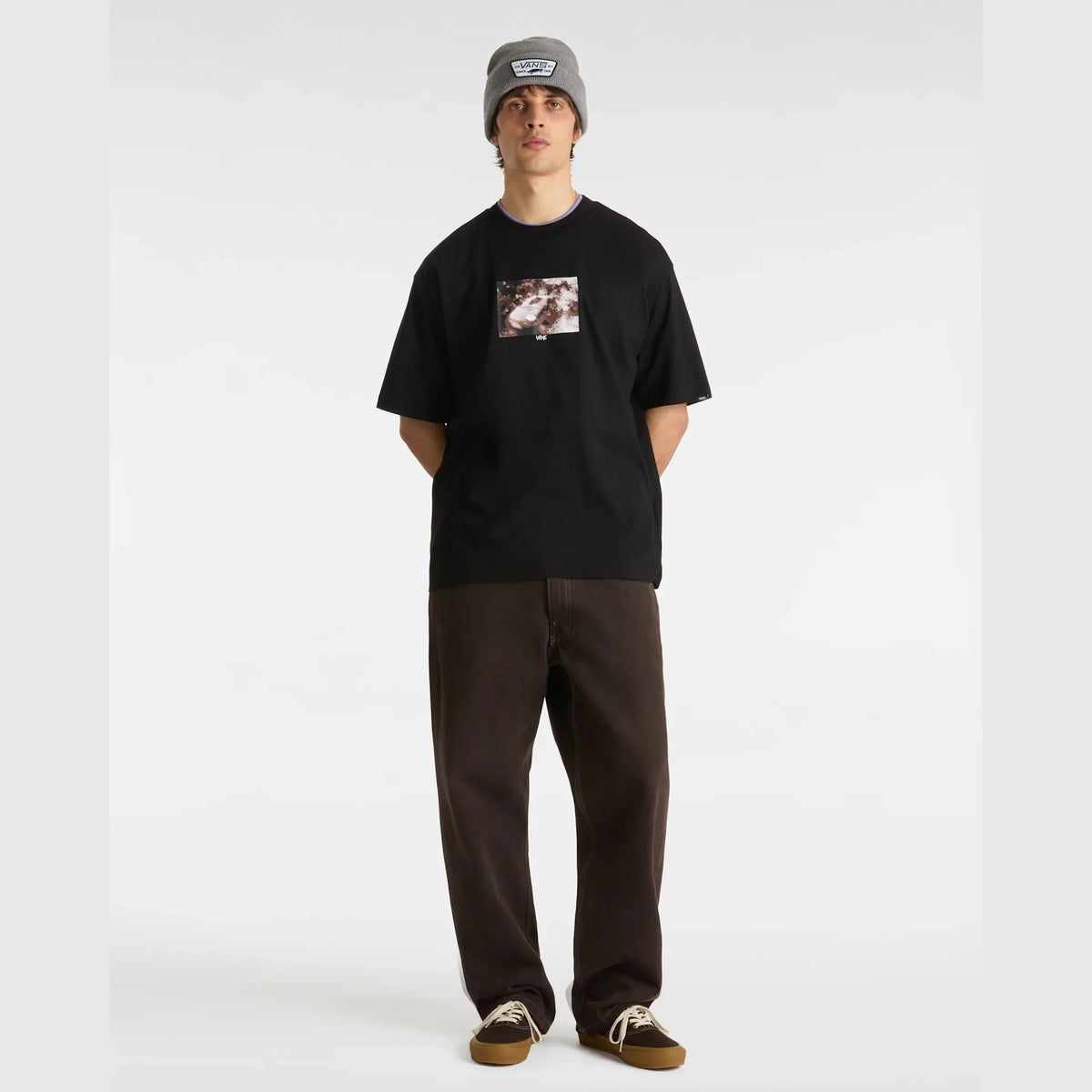 VANS Flammable SS Black kép 5