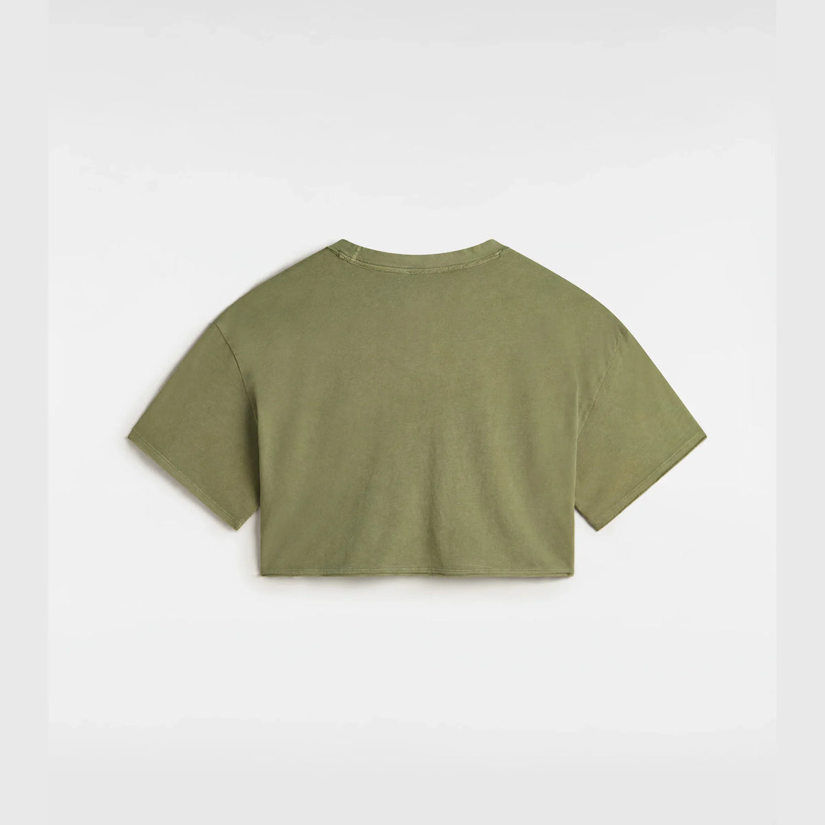 VANS Relaxed Crop Wash SS Tee LODEN GREEN kép 2