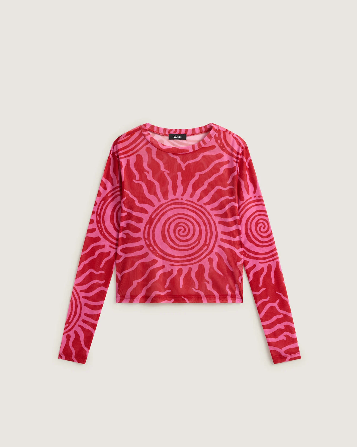 Vans Ludlow Mesh Long Sleeve RACING RED Textil VN000M9FIZQ1 - 1