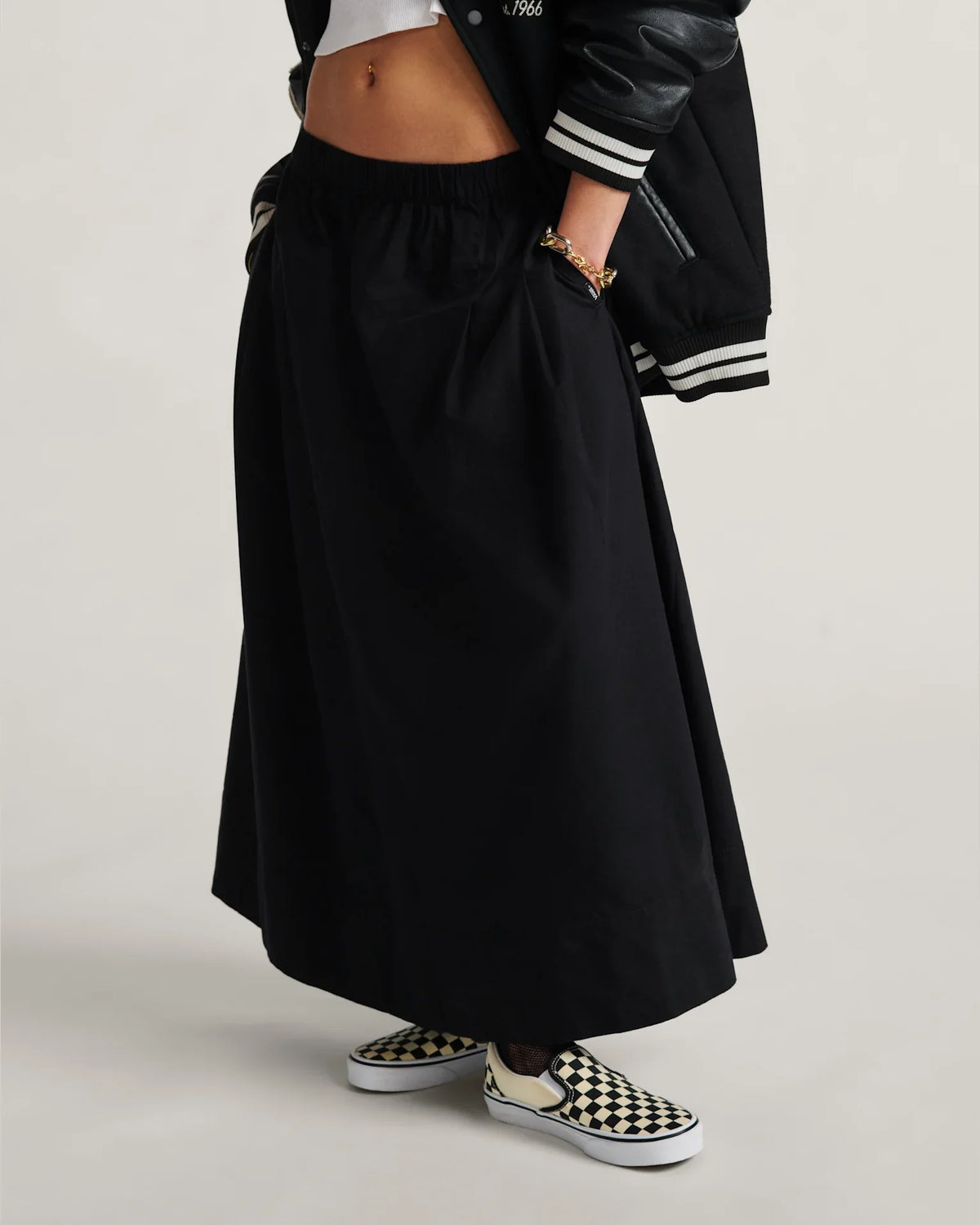 VANS Francesca Full Skirt Black kép 2