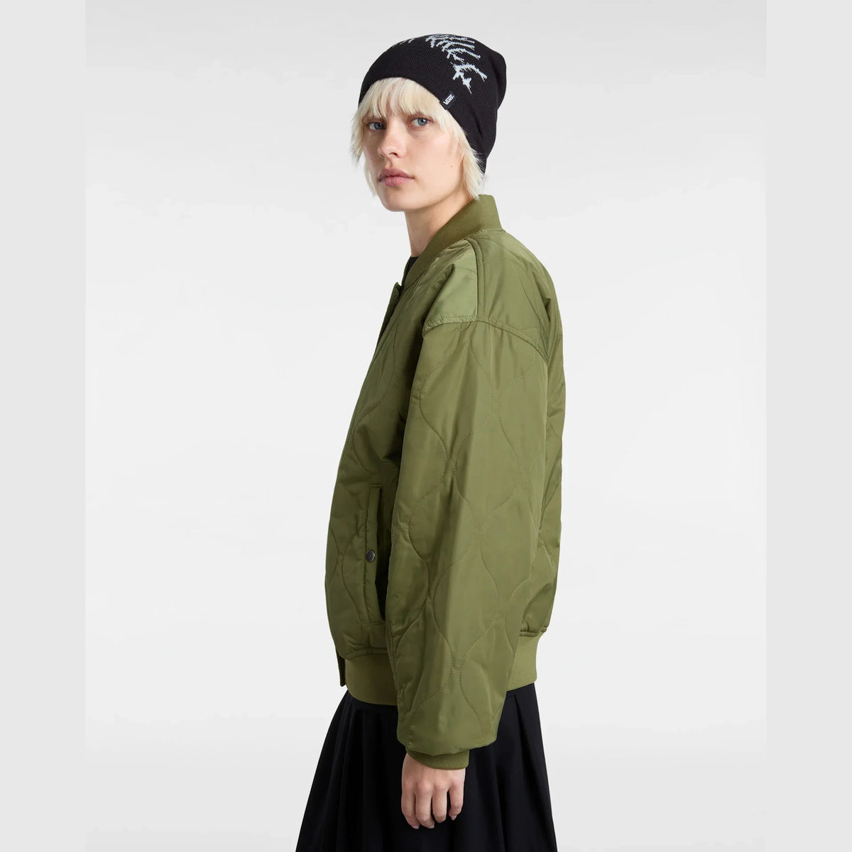 VANS Bennett Quilted Bomber LODEN GREEN kép 5